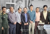 تجلیل فرمانده ناحیه مقامت بسیج بهمئی از خبرنگاران