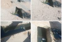 انباشت نخاله‌های ساختمانی و انسداد فاضلاب‌ها در شهرلیکک