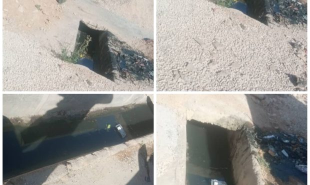 انباشت نخاله‌های ساختمانی و انسداد فاضلاب‌ها در شهرلیکک