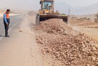 اجرای طرح ایمن سازی و تسطیح محورهای ارتباطی در  شهرستان بهمئی