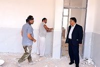 سرکشی و بازدید ناظر معین پروژه های عمرانی آموزش و پرورش بهمئی از پروژه دبیرستان امیرکبیر